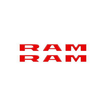 Ram 1500/2500/3500 Doorsill Plate Letter Overlays – Fits 2025–2026