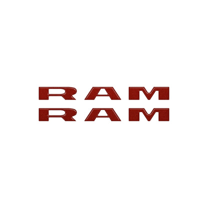 Ram 1500/2500/3500 Doorsill Plate Letter Overlays – Fits 2025–2026