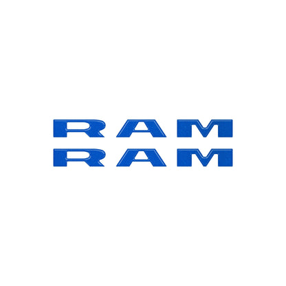 Ram 1500/2500/3500 Doorsill Plate Letter Overlays – Fits 2025–2026