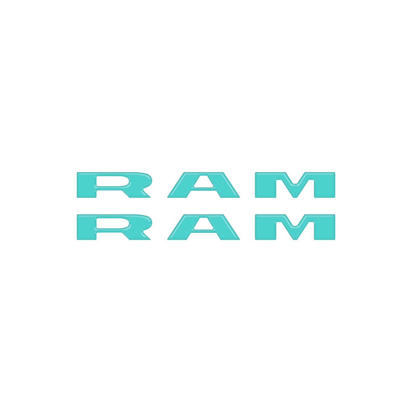 Ram 1500/2500/3500 Doorsill Plate Letter Overlays – Fits 2025–2026