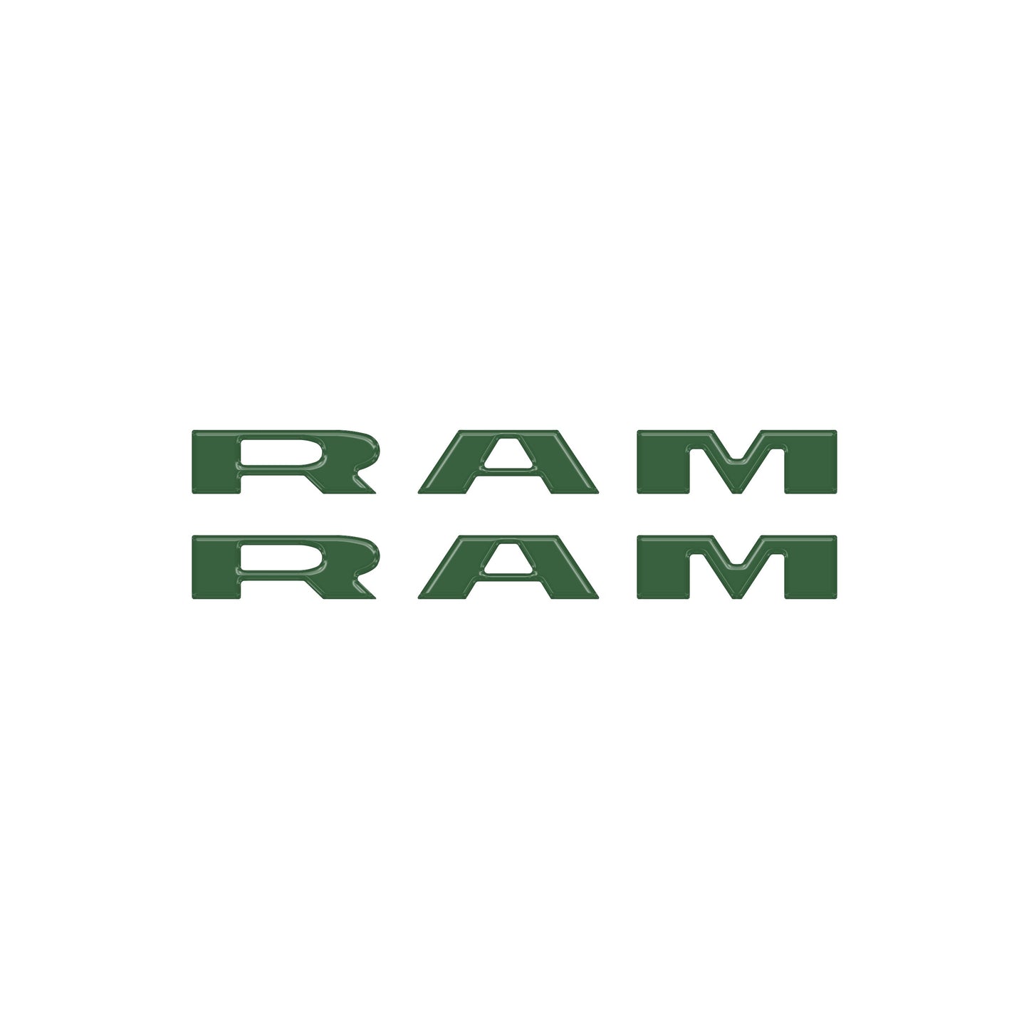 Ram 1500/2500/3500 Doorsill Plate Letter Overlays – Fits 2025–2026