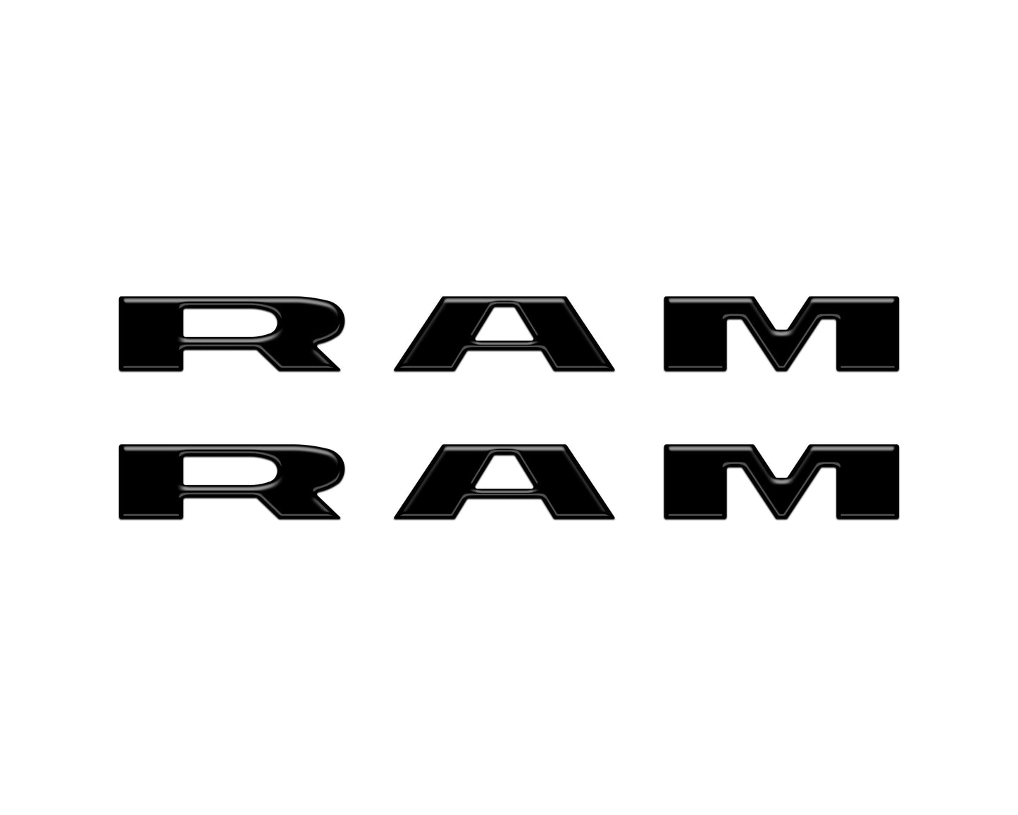 Ram 1500/2500/3500 Front Door Emblem Overlays – Fits 2025–2026