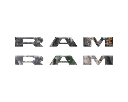 Ram 1500/2500/3500 Front Door Emblem Overlays – Fits 2025–2026