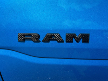 Ram 1500/2500/3500 Front Door Emblem Overlays – Fits 2025–2026
