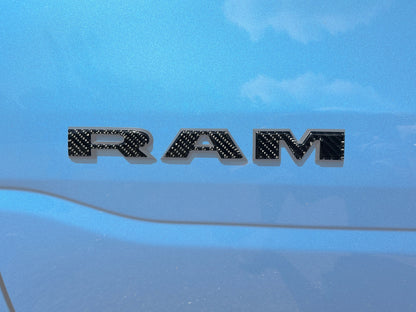 Ram 1500/2500/3500 Front Door Emblem Overlays – Fits 2025–2026