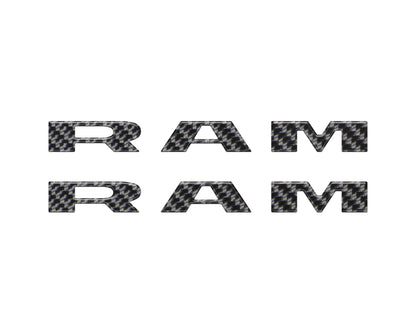 Ram 1500/2500/3500 Front Door Emblem Overlays – Fits 2025–2026