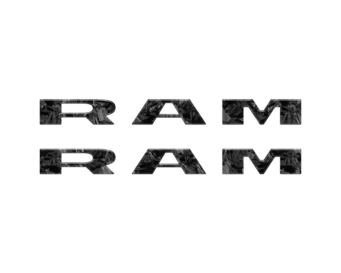 Ram 1500/2500/3500 Front Door Emblem Overlays – Fits 2025–2026