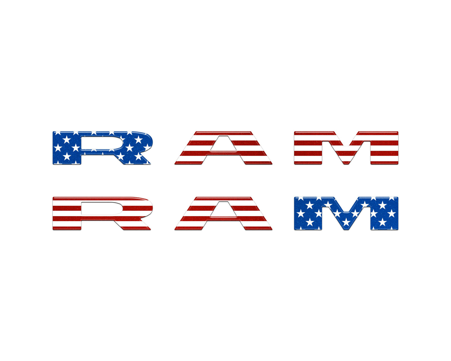 Ram 1500/2500/3500 Front Door Emblem Overlays – Fits 2025–2026