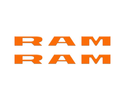 Ram 1500/2500/3500 Front Door Emblem Overlays – Fits 2025–2026