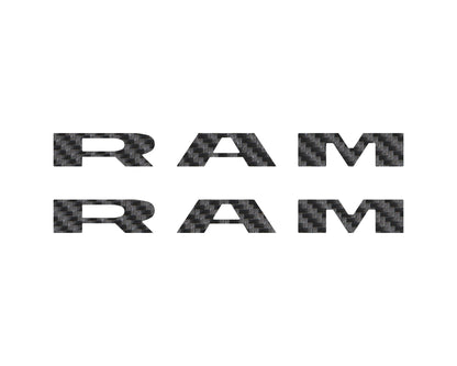 Ram 1500/2500/3500 Front Door Emblem Overlays – Fits 2025–2026