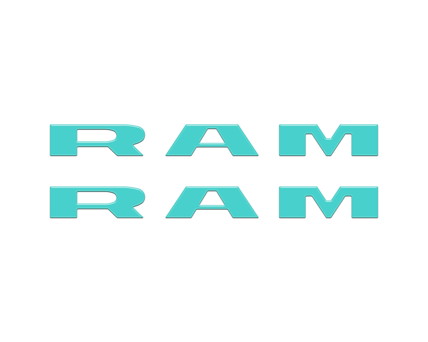 Ram 1500/2500/3500 Front Door Emblem Overlays – Fits 2025–2026