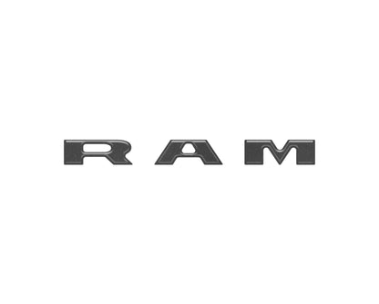 2025–2026 Ram 1500/2500/3500 Center Dash Letter Overlay Kit