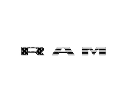 2025–2026 Ram 1500/2500/3500 Center Dash Letter Overlay Kit