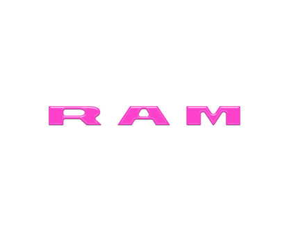 2025–2026 Ram 1500/2500/3500 Center Dash Letter Overlay Kit