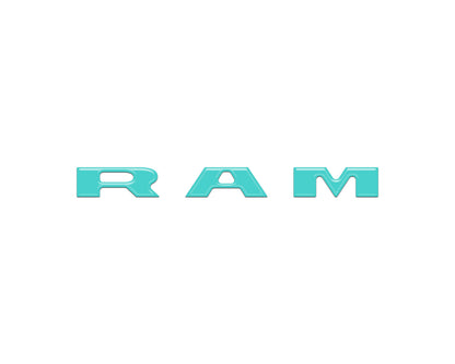 2025–2026 Ram 1500/2500/3500 Center Dash Letter Overlay Kit