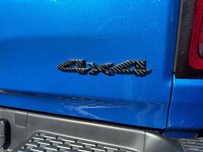 2025–2026 Ram 1500/2500/3500 4x4 Tailgate Emblem Overlay Kit