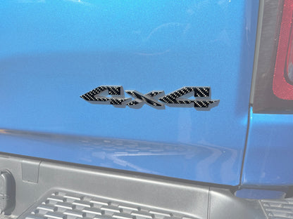2025–2026 Ram 1500/2500/3500 4x4 Tailgate Emblem Overlay Kit