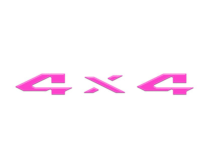 2025–2026 Ram 1500/2500/3500 4x4 Tailgate Emblem Overlay Kit