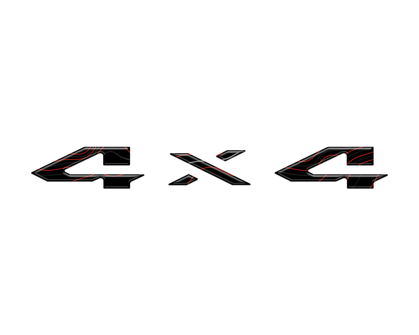 2025–2026 Ram 1500/2500/3500 4x4 Tailgate Emblem Overlay Kit