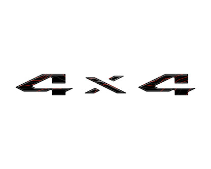 2025–2026 Ram 1500/2500/3500 4x4 Tailgate Emblem Overlay Kit