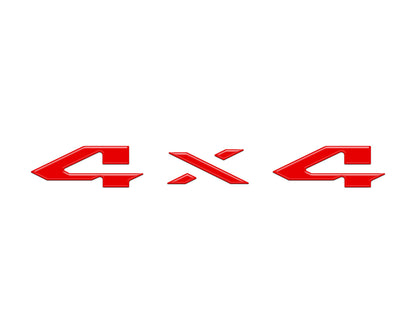 2025–2026 Ram 1500/2500/3500 4x4 Tailgate Emblem Overlay Kit
