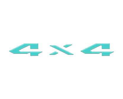 2025–2026 Ram 1500/2500/3500 4x4 Tailgate Emblem Overlay Kit