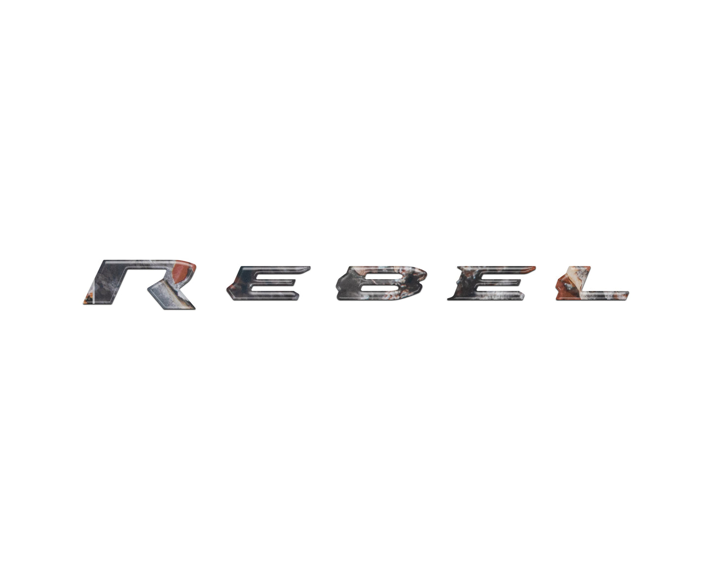 2025–2026 Ram 1500/2500/3500 Rebel Tailgate Emblem Insert Kit