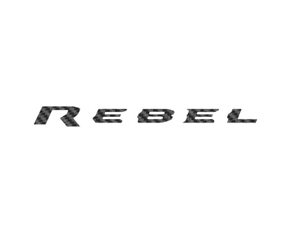 2025–2026 Ram 1500/2500/3500 Rebel Tailgate Emblem Insert Kit