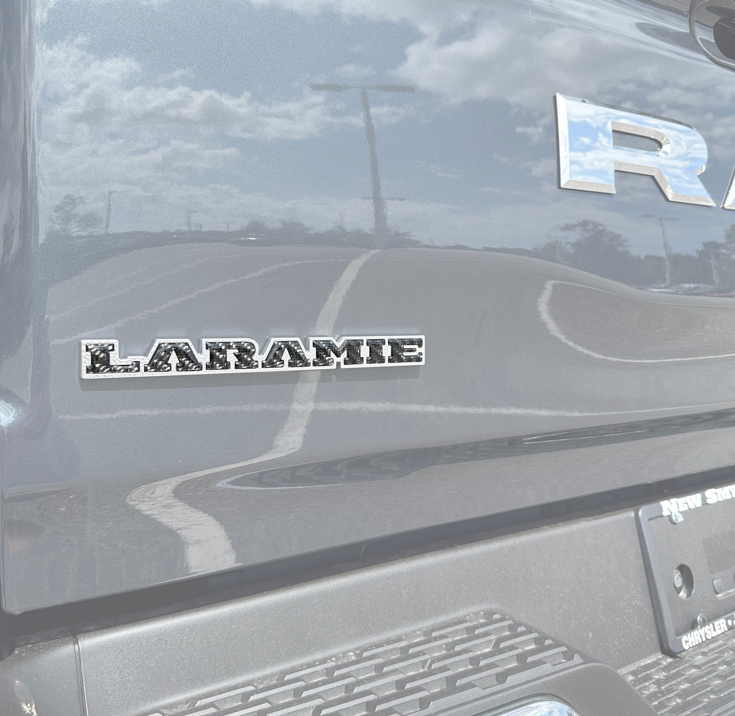 Laramie Tailgate Emblem Letter Inserts Fits 2025-2026 Ram 1500/2500/3500
