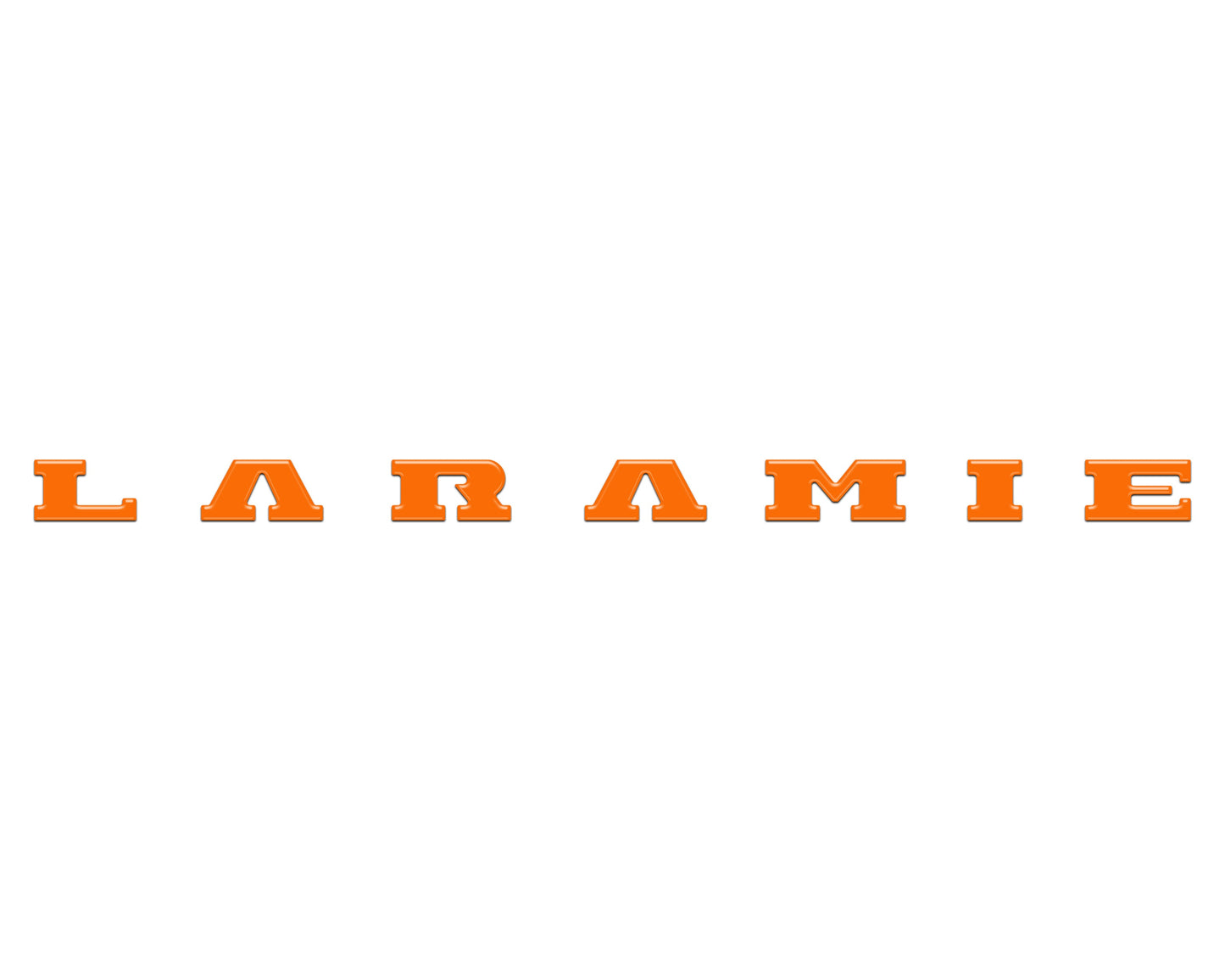 Laramie Tailgate Emblem Letter Inserts Fits 2025-2026 Ram 1500/2500/3500