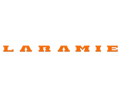Laramie Tailgate Emblem Letter Inserts Fits 2025-2026 Ram 1500/2500/3500