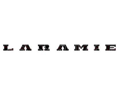 Laramie Tailgate Emblem Letter Inserts Fits 2025-2026 Ram 1500/2500/3500