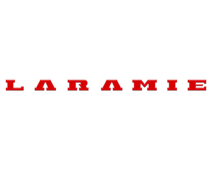 Laramie Tailgate Emblem Letter Inserts Fits 2025-2026 Ram 1500/2500/3500