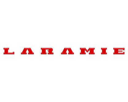 Laramie Tailgate Emblem Letter Inserts Fits 2025-2026 Ram 1500/2500/3500