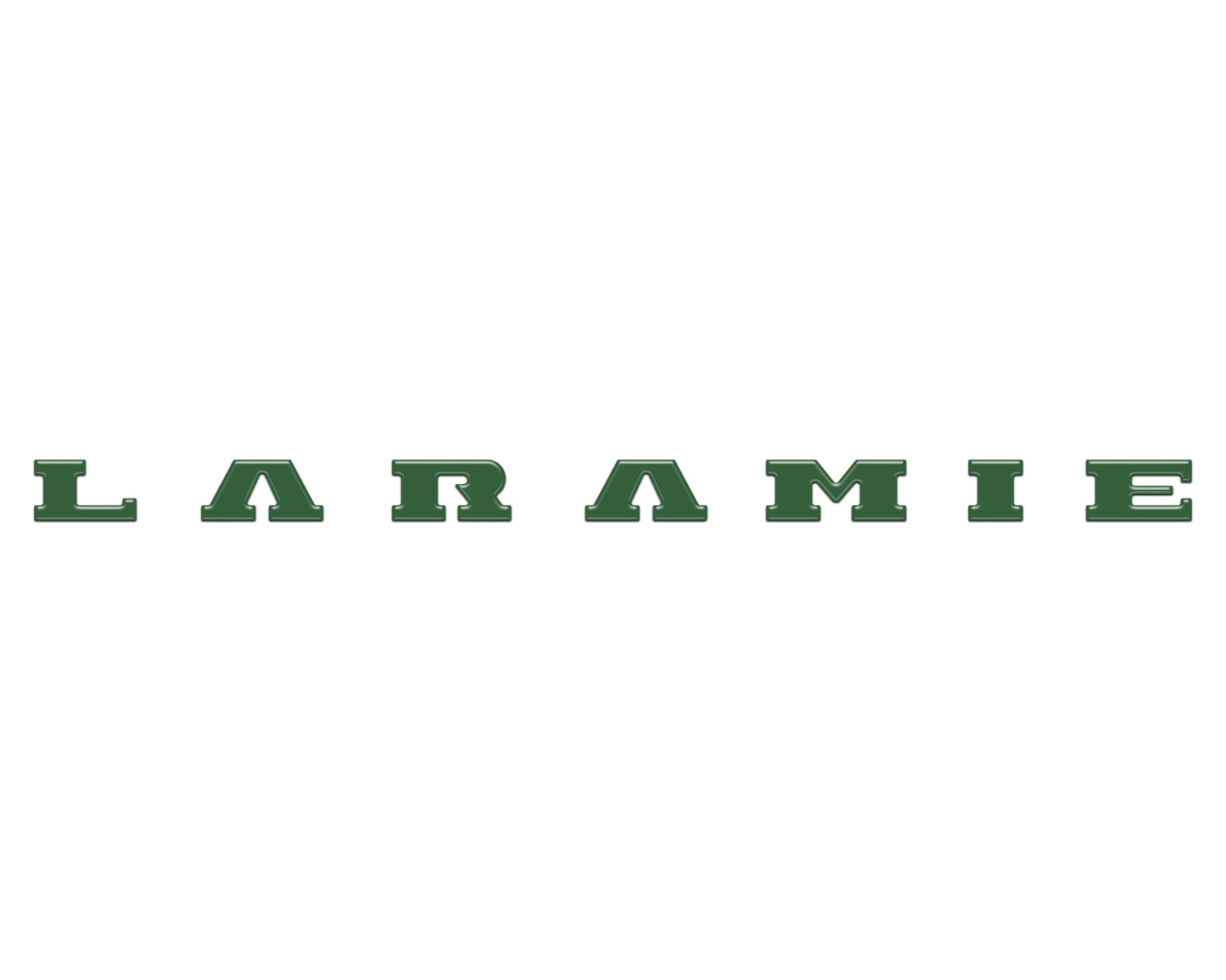 Laramie Tailgate Emblem Letter Inserts Fits 2025-2026 Ram 1500/2500/3500
