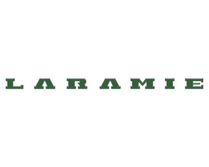 Laramie Tailgate Emblem Letter Inserts Fits 2025-2026 Ram 1500/2500/3500