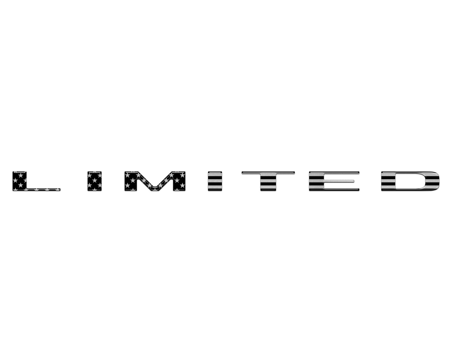 Ram 1500/2500/3500 Limited Tailgate Emblem Letter Overlays – Fits 2025–2026