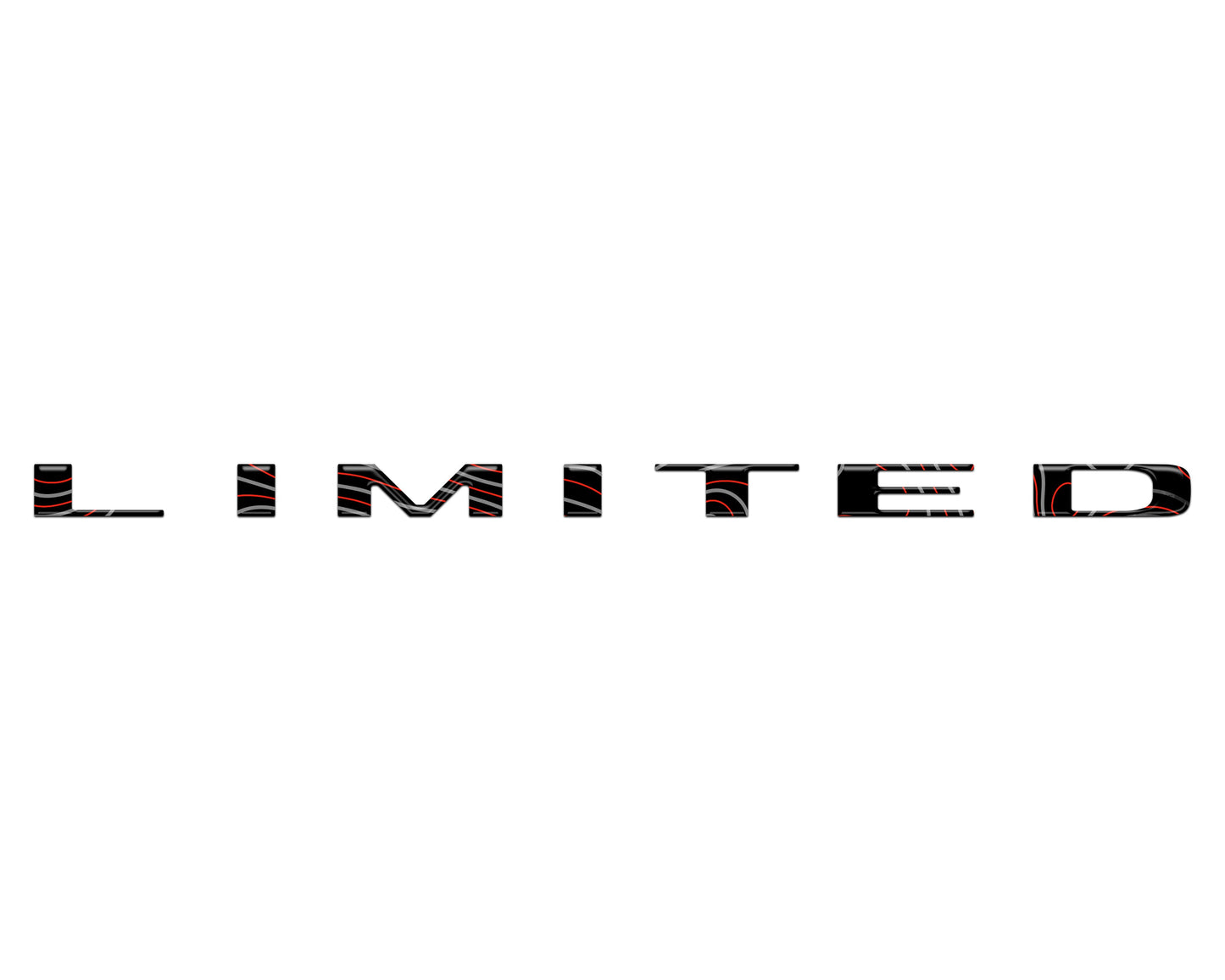 Ram 1500/2500/3500 Limited Tailgate Emblem Letter Overlays – Fits 2025–2026