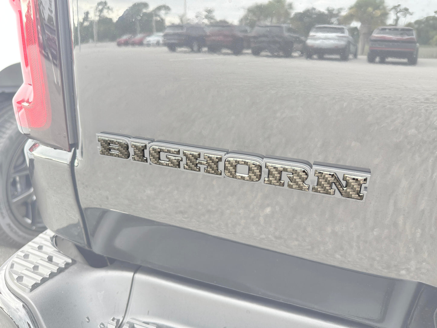 Ram 1500/2500/3500 Bighorn Tailgate Emblem Letter Inserts – Fits 2025–2026