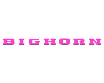 Ram 1500/2500/3500 Bighorn Tailgate Emblem Letter Inserts – Fits 2025–2026