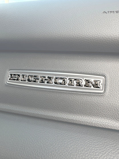 Ram 1500/2500/3500 Glovebox Emblem Inserts – Fits 2025–2026