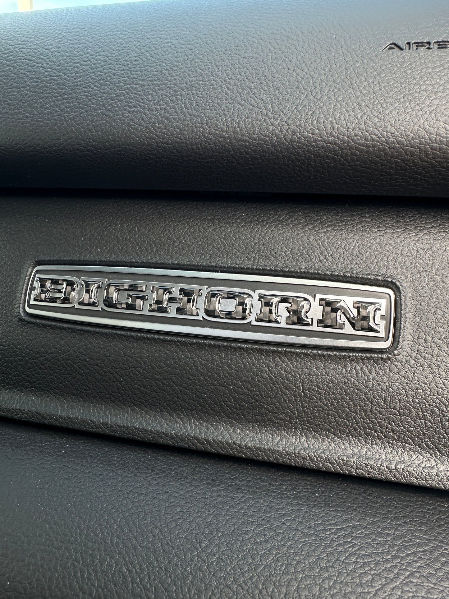 Ram 1500/2500/3500 Glovebox Emblem Inserts – Fits 2025–2026