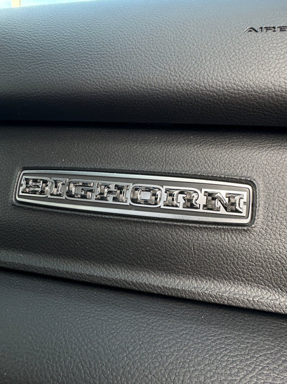 Ram 1500/2500/3500 Glovebox Emblem Inserts – Fits 2025–2026