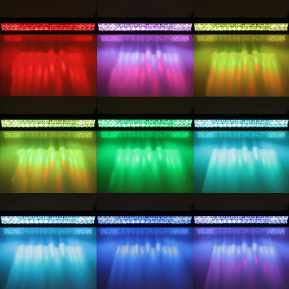 Light Bar for SUV ATV UTV Trucks Pickup Boat 22"/32"/42" V-Series RGB Straight/Curved 5D lens Combo Beam Double Row LED