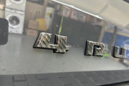 Liftgate Letter Overlays for 2025–2026 Toyota 4Runner