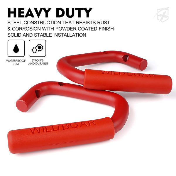 Heavy-Duty Steel Roll Bar Grab Handles – Fits 2007–2018 Jeep Wrangler JK/JKU | Bolt-On Design