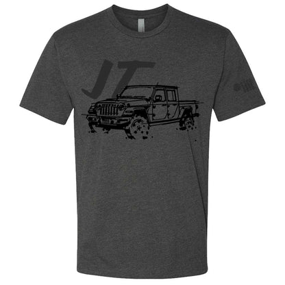 T-Shirt – Men’s Jeep® JT Gladiator LDD Series – Triblend Charcoal
