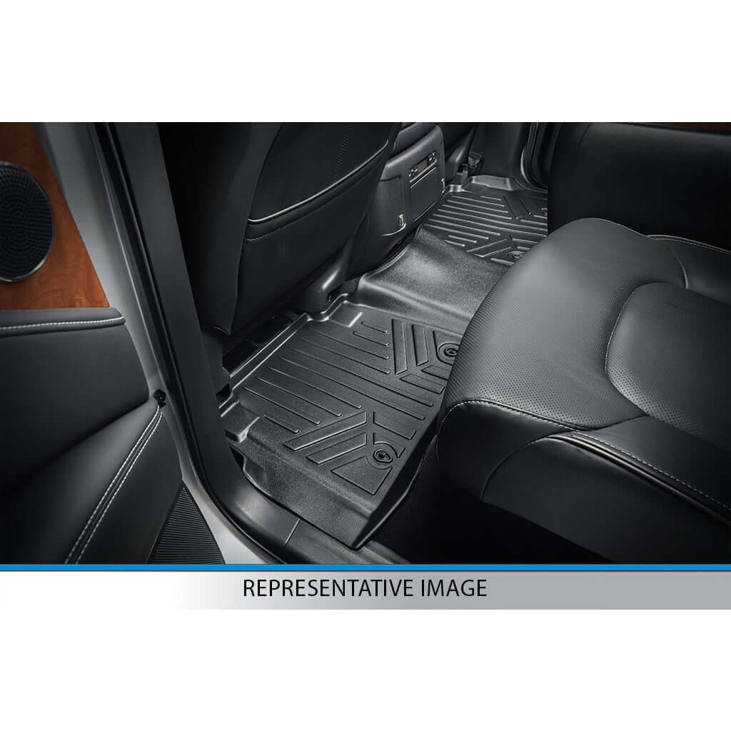 Custom Fit Floor Liners for 2019–2021 Ford Ranger SuperCab with Vinyl Flooring