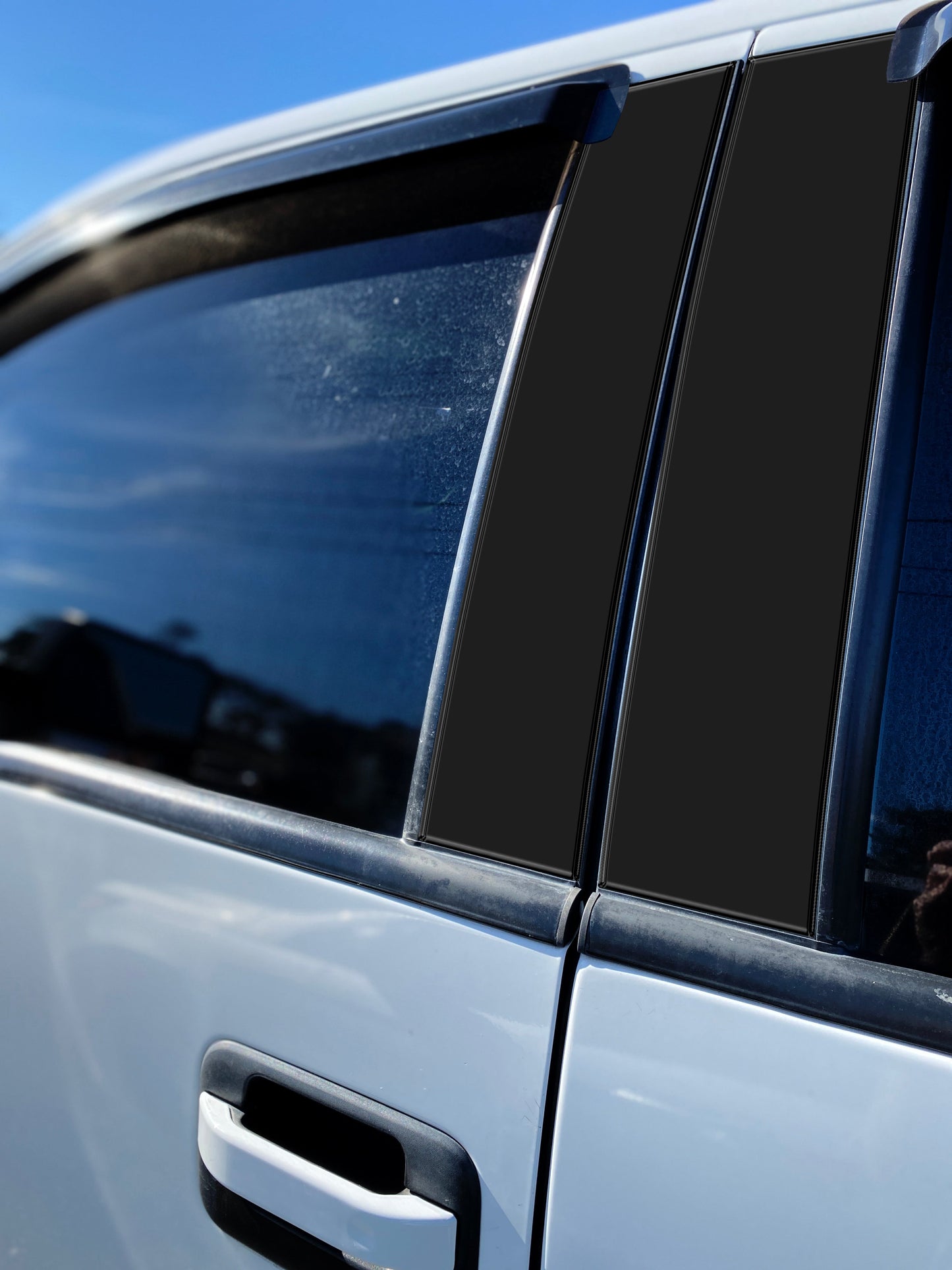 Door Pillars Accent Trim Fits 2009-2014 Ford F-150 (Super Crew/Super Cab)