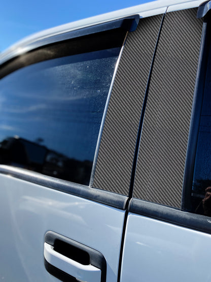 Door Pillars Accent Trim Fits 2009-2014 Ford F-150 (Super Crew/Super Cab)